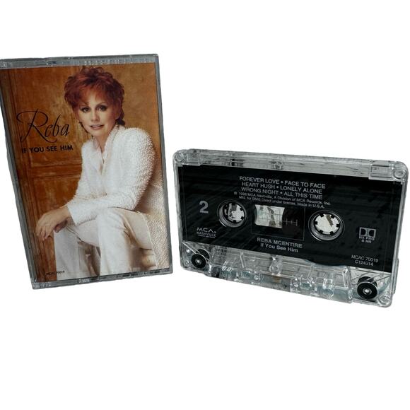 Reba McEntire If You See Him 1998 MCA Cassette Tape Country Classic Vintage - Picture 1 of 5